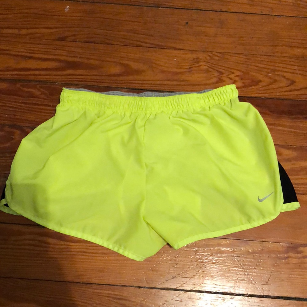 Neon Nike Running Shorts, size small